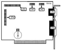 UNIDENTIFIED   BABY I/O CARD MT-881