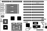 FOREX COMPUTER COMPANY   386 CACHE SYSTEM BOARD