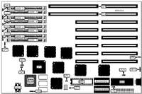 UNIDENTIFIED   80386 MOTHERBOARD