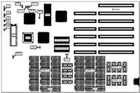 UNIDENTIFIED   286 MAIN BOARD (DIP VERSION)