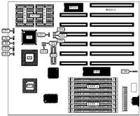 UNIDENTIFIED   386-40/33 CACHE SYSTEM BOARD