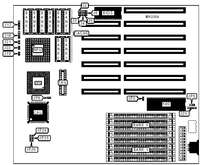 UNIDENTIFIED   386 CACHE MAINBOARD