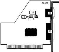 BOCA RESEARCH, INC. [Monochrome, CGA] DUAL GRAPHICS ADAPTER (DGA002-9136)