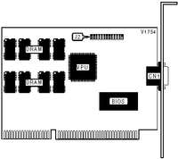 IBM CORPORATION [XVGA] EASY OPTIONS TRUE COLOR VIDEO CARD VC550