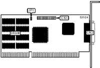 SIIG, INC. [XVGA] SUPER VGA MASTER ISA (VD1717-AD-0296)