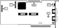 SIGMA DESIGNS, INC. [Monochrome, CGA, EGA] SIGMA 8-BIT VIDEO CARD