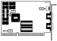 UNIDENTIFIED [CGA/EGA/Monochrome/VGA] SUPER VGA MODEL 1515C